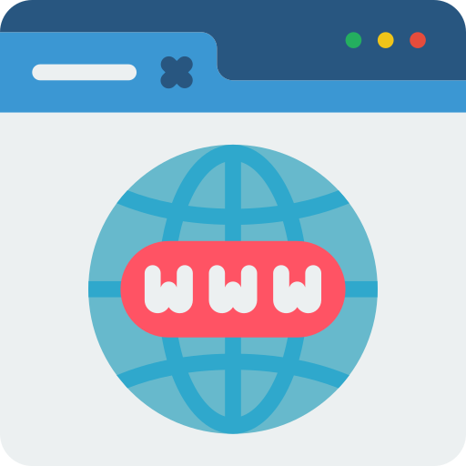 world wide web Basic Miscellany Flat icona