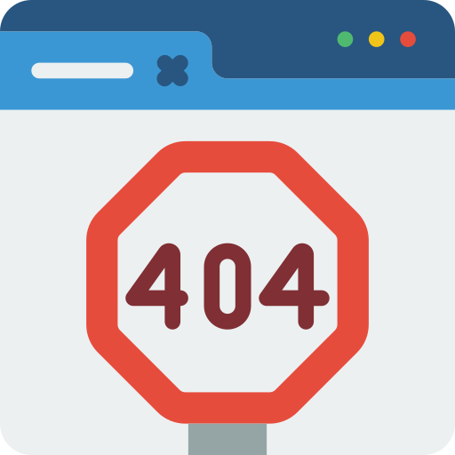 erreur 404 Basic Miscellany Flat Icône