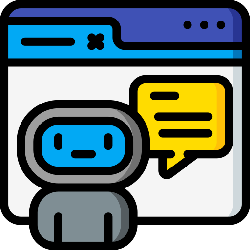 chatbot Basic Miscellany Lineal Color Ícone