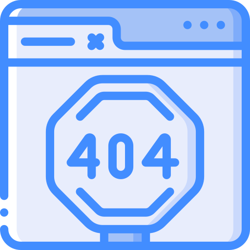 Ошибка 404 Basic Miscellany Blue иконка