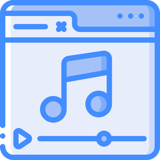 musikspieler Basic Miscellany Blue icon