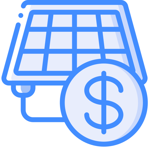 paneles solares Basic Miscellany Blue icono