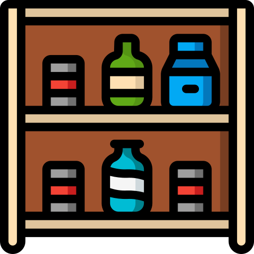 Shelves Basic Miscellany Lineal Color icon