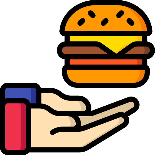 darowizna żywności Basic Miscellany Lineal Color ikona