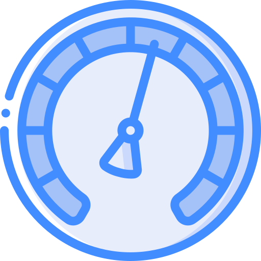 Gauge Basic Miscellany Blue icon