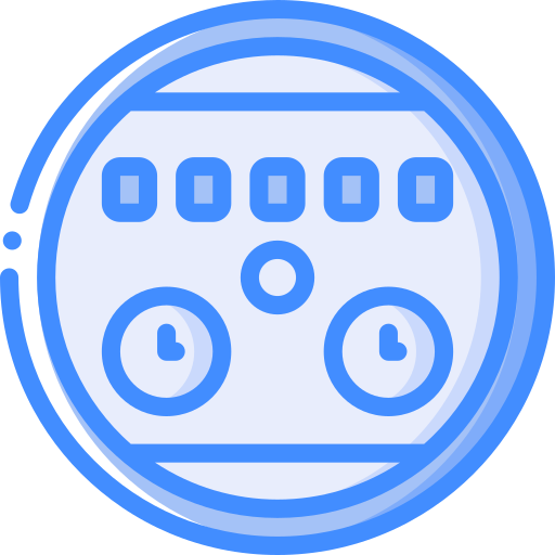 ゲージ Basic Miscellany Blue icon