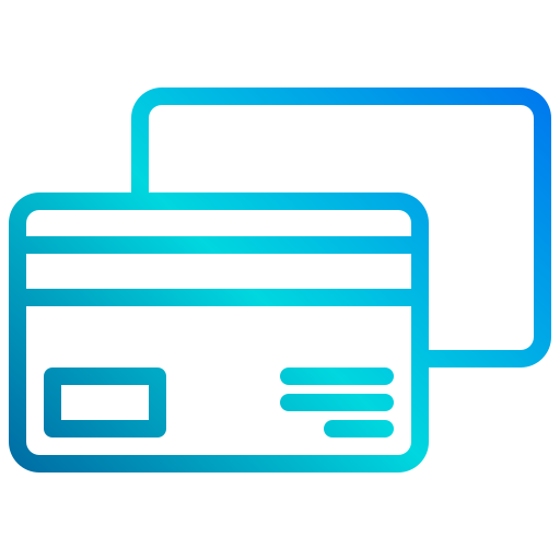 kreditkarte xnimrodx Lineal Gradient icon