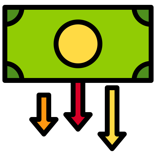 retiro de efectivo xnimrodx Lineal Color icono