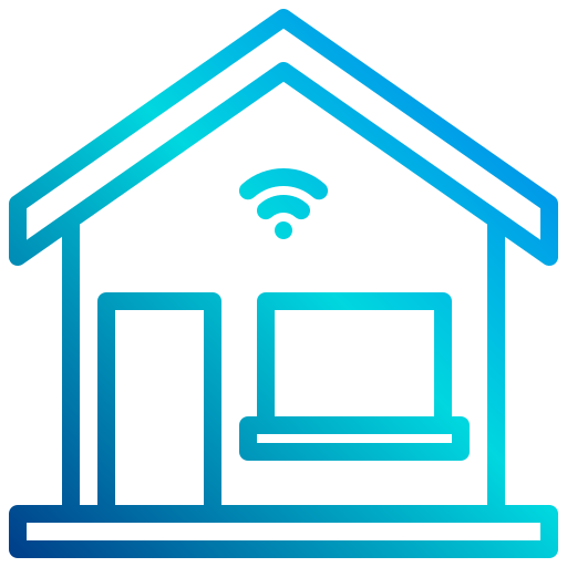 Smart home xnimrodx Lineal Gradient icon