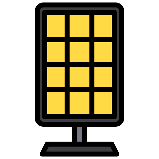 panel solar xnimrodx Lineal Color icono