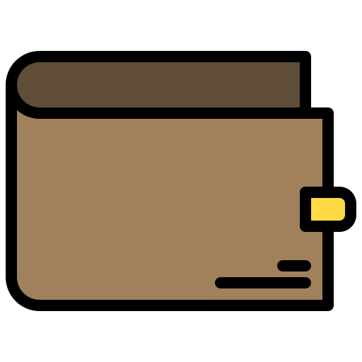 billetera xnimrodx Lineal Color icono