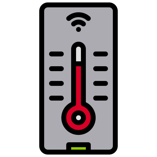 temperatura xnimrodx Lineal Color icono