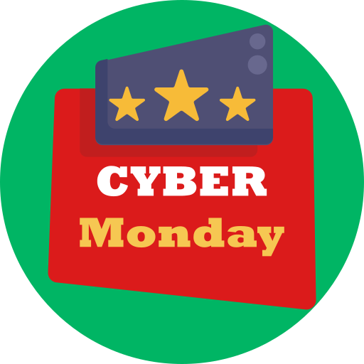 Кибер-понедельник Generic Circular иконка