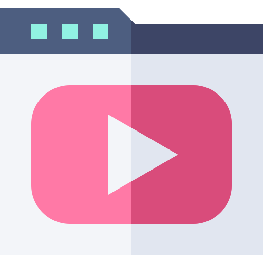 Видео-плеер Basic Straight Flat иконка