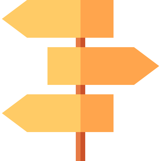 Direction Basic Straight Flat icon