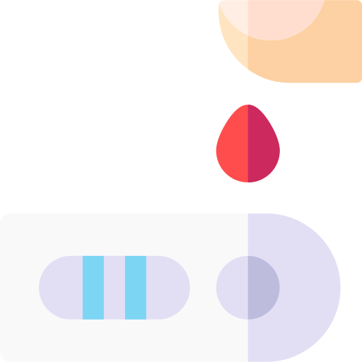 teste rápido Basic Rounded Flat Ícone