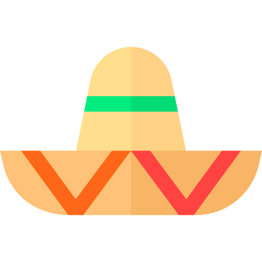 Мексиканская шляпа Basic Straight Flat иконка