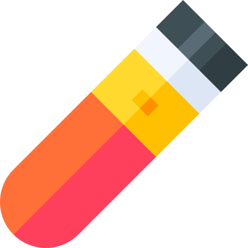Blood test Basic Straight Flat icon