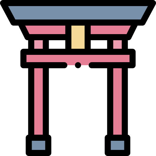 Torii Detailed Rounded Lineal color icon