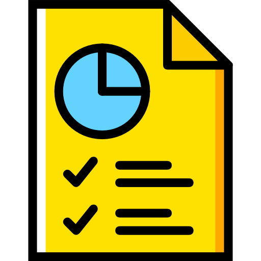 kuchendiagramm Basic Miscellany Yellow icon