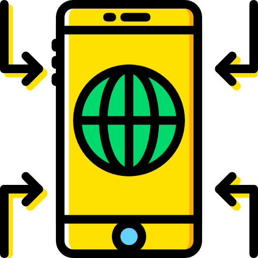 smartphone Basic Miscellany Yellow icon