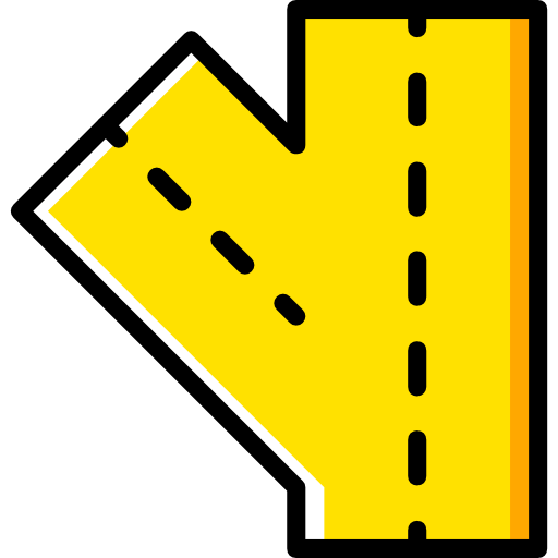 la carretera Basic Miscellany Yellow icono