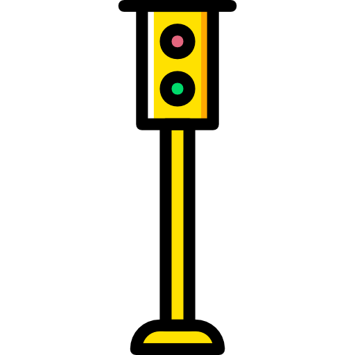 stoplicht Basic Miscellany Yellow icoon