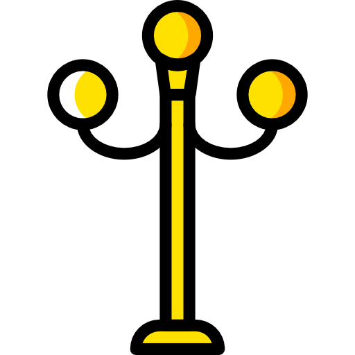 luz de la calle Basic Miscellany Yellow icono