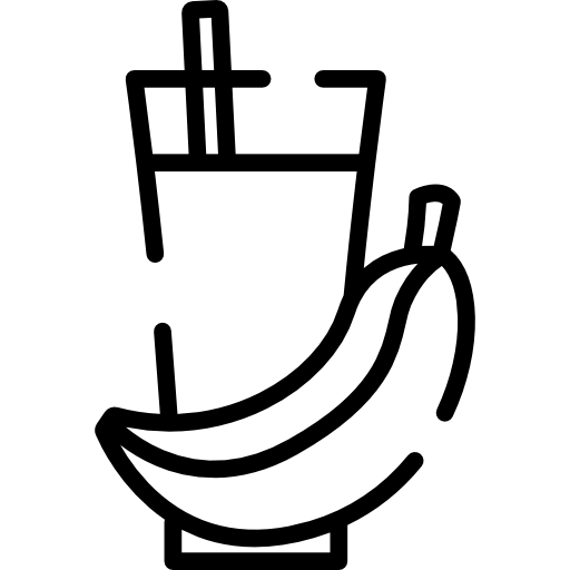 jugo de banana Special Lineal icono
