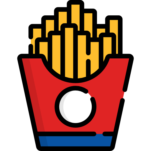 pommes frittes Special Lineal color icon