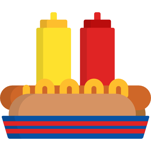 hot-dog Special Flat Icône