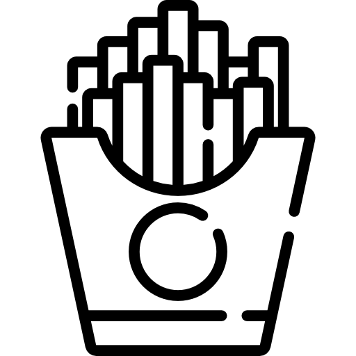French fries Special Lineal icon