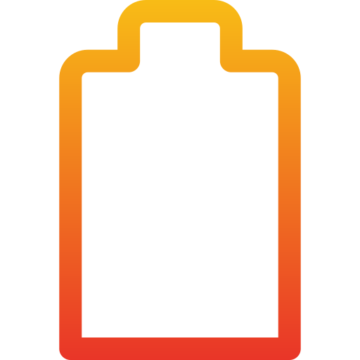 lege batterij Generic Gradient icoon