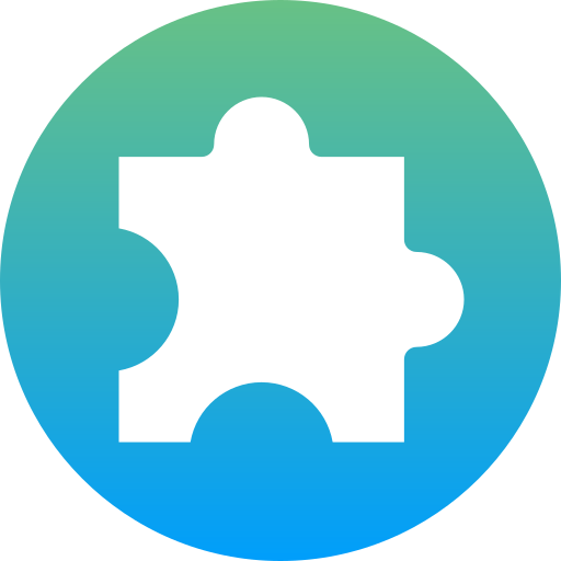 puzzle Generic Flat Gradient ikona