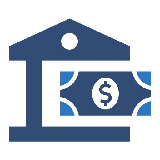 transferencia bancaria Generic Blue icono