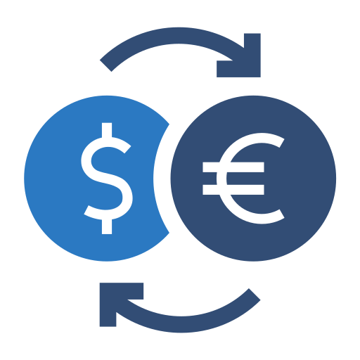 Обмен денег Generic Blue иконка