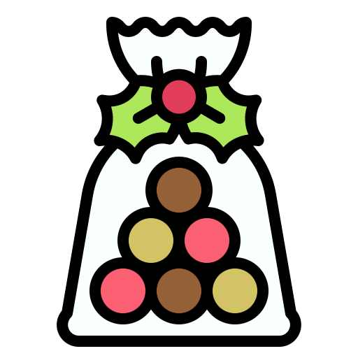 torba na cukierki Generic Outline Color ikona