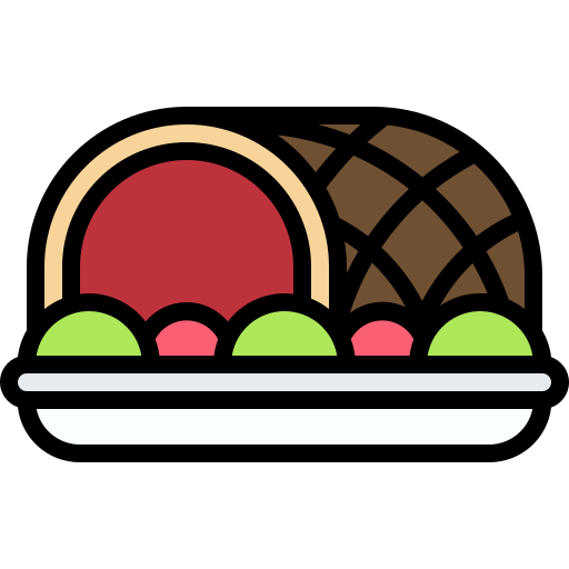 Ham leg Generic Outline Color icon