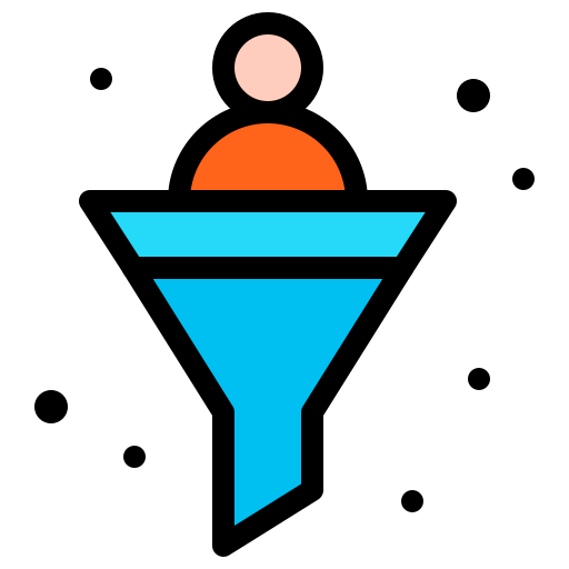 Funnel Generic Outline Color icon