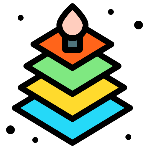 레이어 Generic Outline Color icon