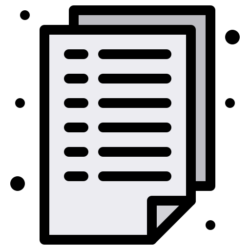 Article Generic Outline Color icon
