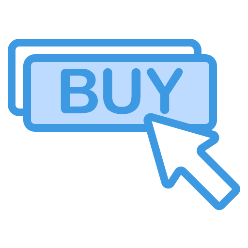 botón de compra Generic Blue icono