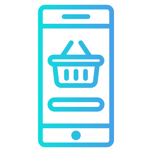 Mobile shopping Generic Gradient icon