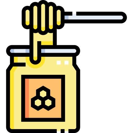 Honey jar Detailed Straight Lineal color icon
