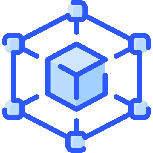 blockchain Vitaliy Gorbachev Blue icon