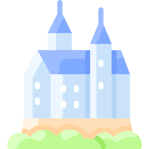 neuschwanstein kasteel Vitaliy Gorbachev Flat icoon