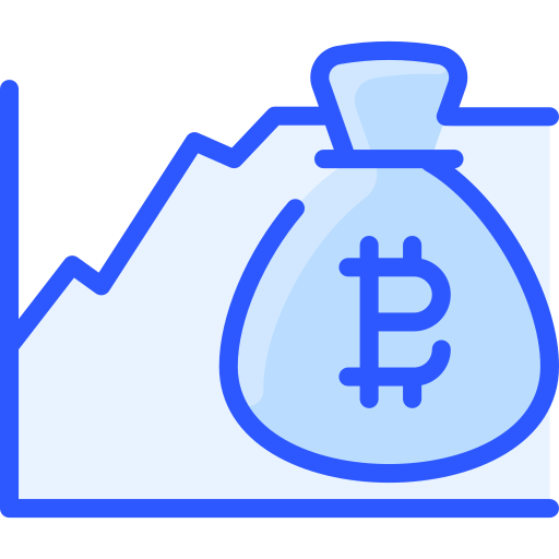 bitcoin Vitaliy Gorbachev Blue icon