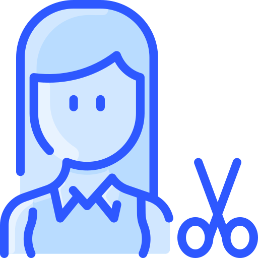 Hairdresser Vitaliy Gorbachev Blue icon