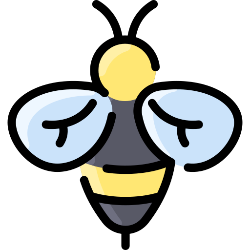 Пчела Vitaliy Gorbachev Lineal Color иконка