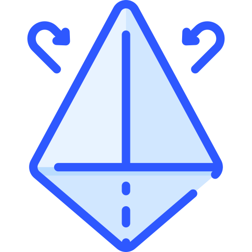 Origami Vitaliy Gorbachev Blue icon
